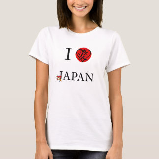 T-shirts Eu amo Japão