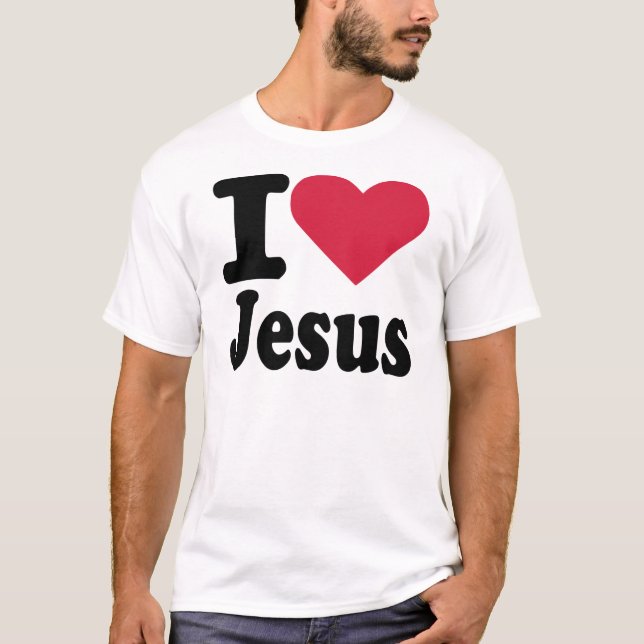T-shirts Eu amo Jesus (Frente)