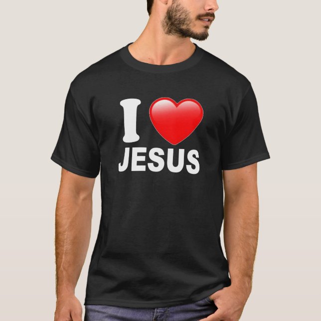 T-shirts Eu amo Jesus (Frente)
