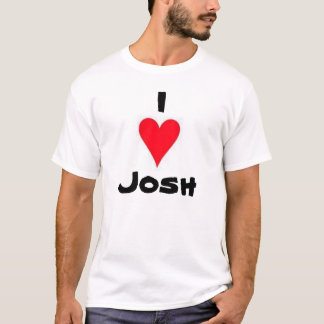 T-shirts Eu amo Josh