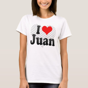 T-shirts Eu amo Juan