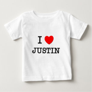 T-shirts Eu amo Justin
