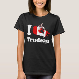 T-shirts Eu amo Justin Trudeau
