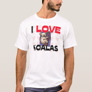 T-shirts Eu amo Koalas