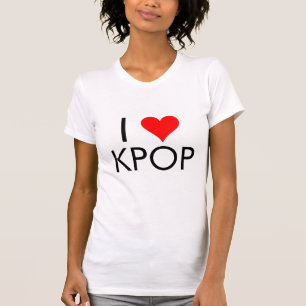 T-shirts Eu amo KPop