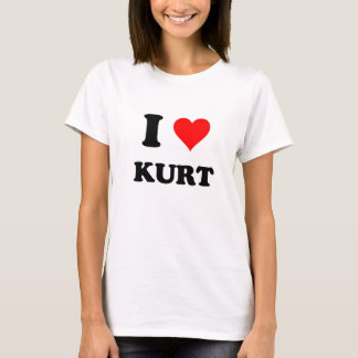 T-shirts Eu amo Kurt