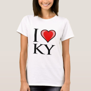 T-shirts Eu amo KY - Kentucky