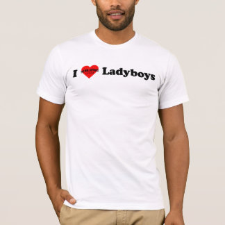 T-shirts Eu amo Ladyboys