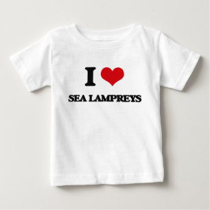 T-shirts Eu amo lampreias de mar
