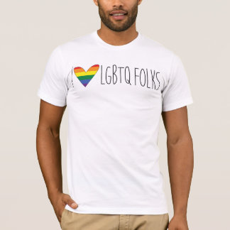 T-shirts Eu amo LGBTQ - fundação do Los Sueños