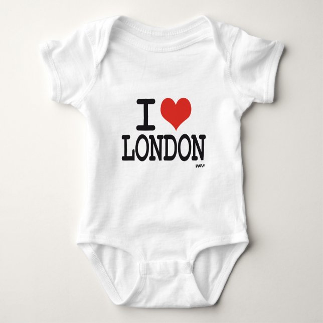 T-shirts Eu amo Londres (Frente)