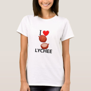 T-shirts Eu amo Lychee
