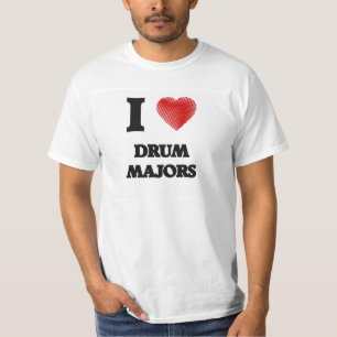 T-shirts Eu amo majores de cilindro