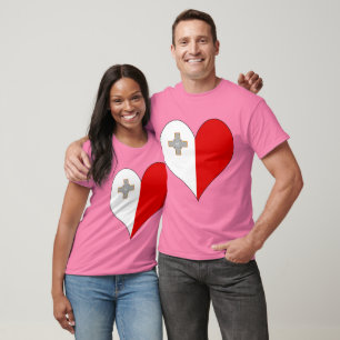 T-shirts Eu amo Malta