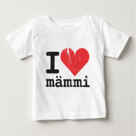 T-shirts Eu Amo Mämmi Manga Infantil Longa