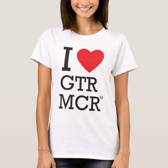 T-shirts Eu amo MCR GTR (Frente)