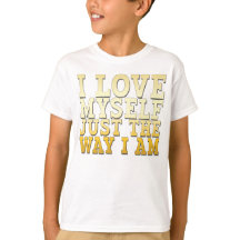 Eu amo-me apenas a maneira que eu sou