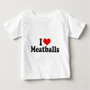 T-shirts Eu amo Meatballs