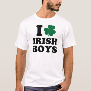 T-shirts Eu amo meninos irlandeses