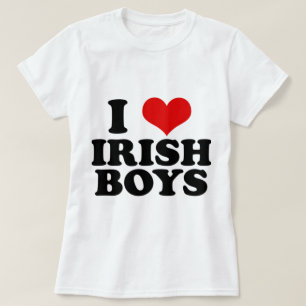T-shirts eu amo meninos irlandeses