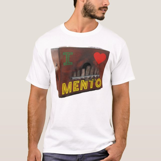 T-shirts Eu amo Mento (Frente)