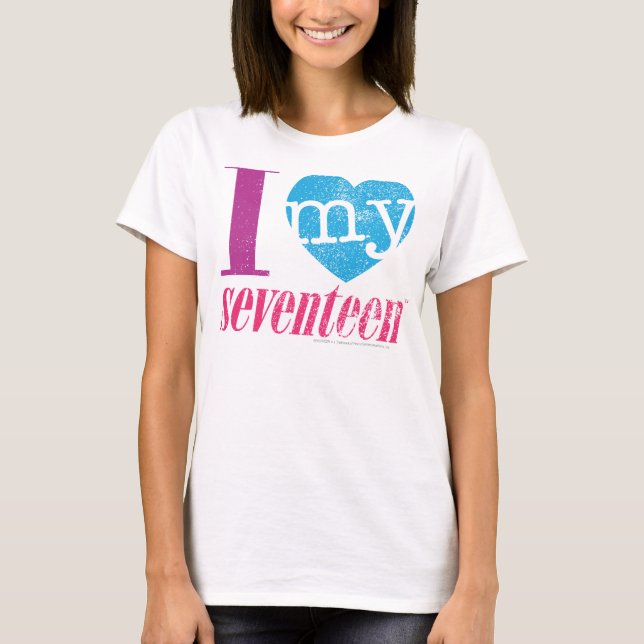 T-shirts Eu Amo Meu Aqua 17 (Frente)