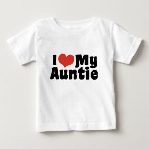 T-shirts Eu amo meu Auntie