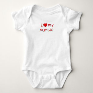 T-shirts Eu amo meu Auntie