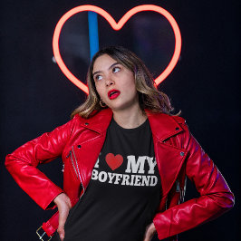 T-shirts Eu Amo Meu BF