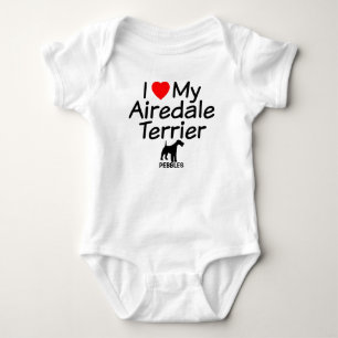 T-shirts Eu Amo Meu Cachorro Airedale Terrier