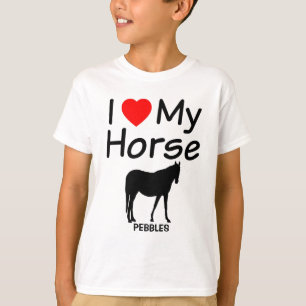 T-shirts Eu Amo Meu Cavalo