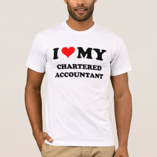 T-shirts Eu amo meu contador fretado