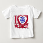 T-shirts Eu amo meu coração de Mamãe - foto<br><div class="desc">Eu amo meu coração de Mamãe - foto</div>