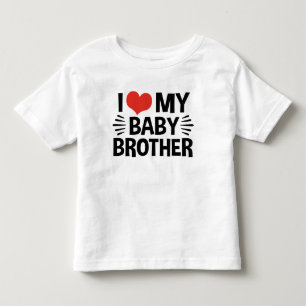 T-shirts Eu amo meu irmão do bebê