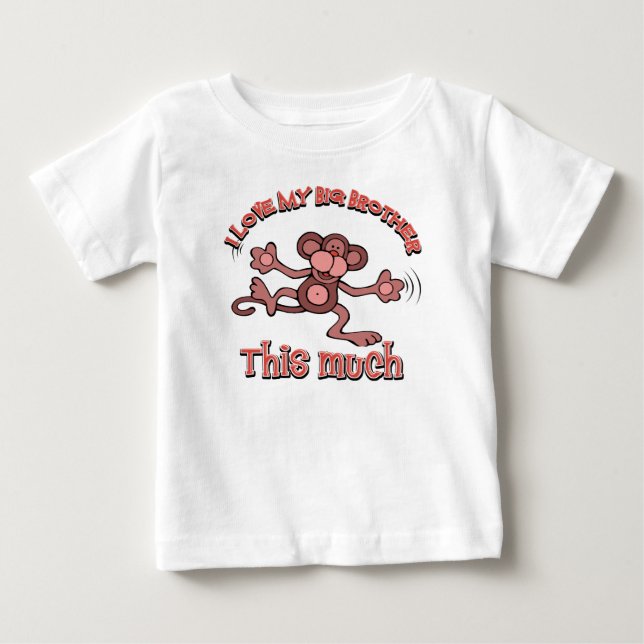 T-shirts Eu amo meu irmão mais velho (Frente)