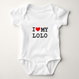 T-shirts Eu amo meu lolo. É mais divertimento nas