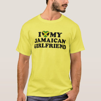T-shirts Eu amo meu Namorada jamaicano