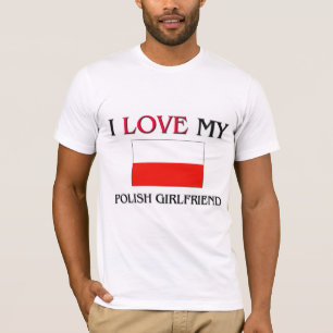 T-shirts Eu amo meu namorada polonês
