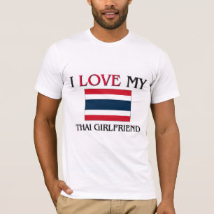 T-shirts Eu amo meu namorada tailandês
