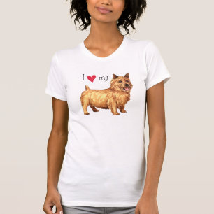 T-shirts Eu amo meu Norwich Terrier