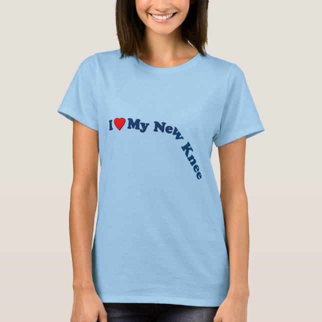 T-shirts Eu Amo Meu Novo Joelho (Frente)