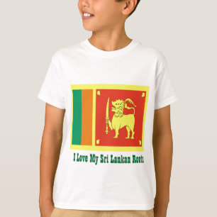 T-SHIRTS EU AMO MEU PAI SRI LANKAN