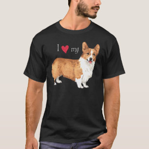 T-shirts Eu amo meu Pembroke Welsh Corgi