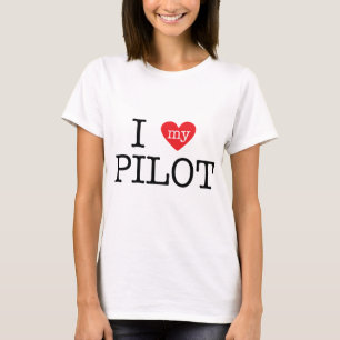 T-shirts Eu amo meu piloto