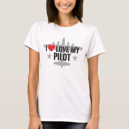 T-shirts Eu Amo Meu Piloto