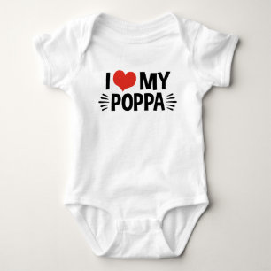 T-shirts Eu amo meu Poppa