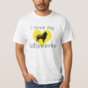 T-shirts eu amo meu schipperke