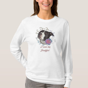 T-shirts Eu amo meu Staffie!