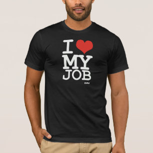 T-shirts eu amo meu trabalho