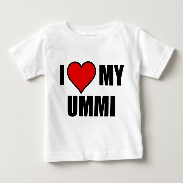 T-SHIRTS EU AMO MEU UMMI (Frente)